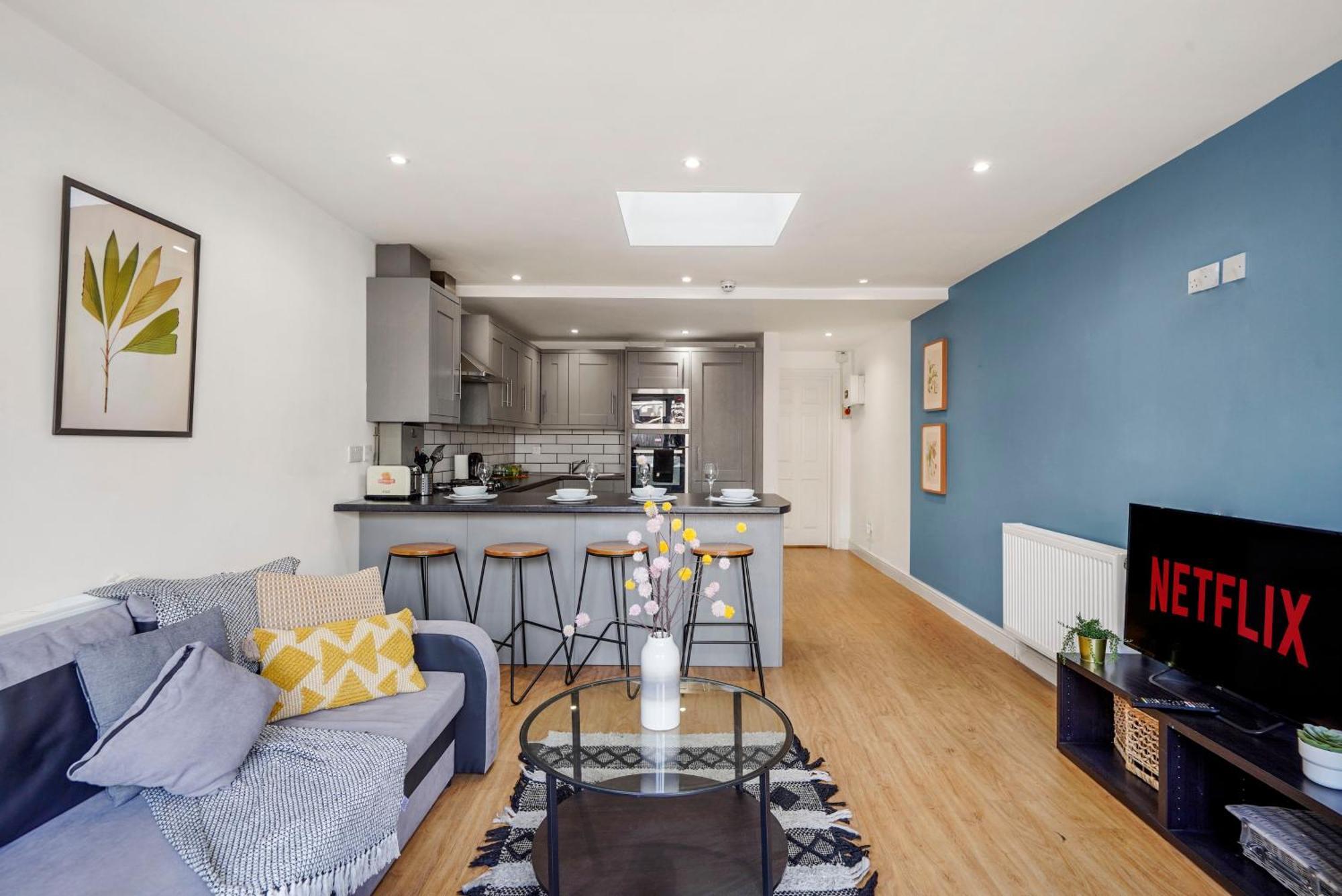 Leilighet Boutique Abode - Sleeps 6- Parking - Garden *